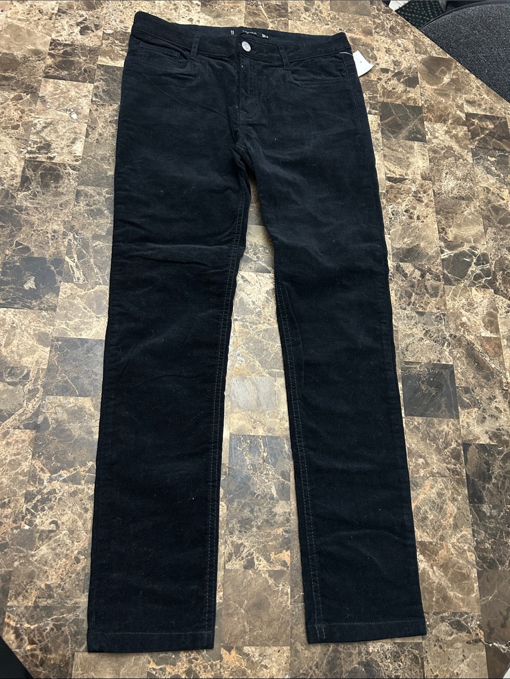 NWT 🆕 Mango Women’s Black Slim Corduroy Pants size 6